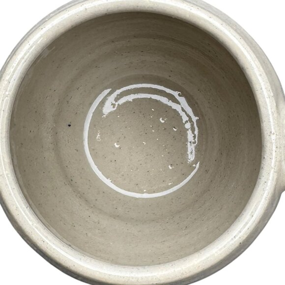 Vtg Marshall Pottery Mug Monogram Diane Stoneware 4.5" Tall Rustic Primitive - Picture 13 of 14